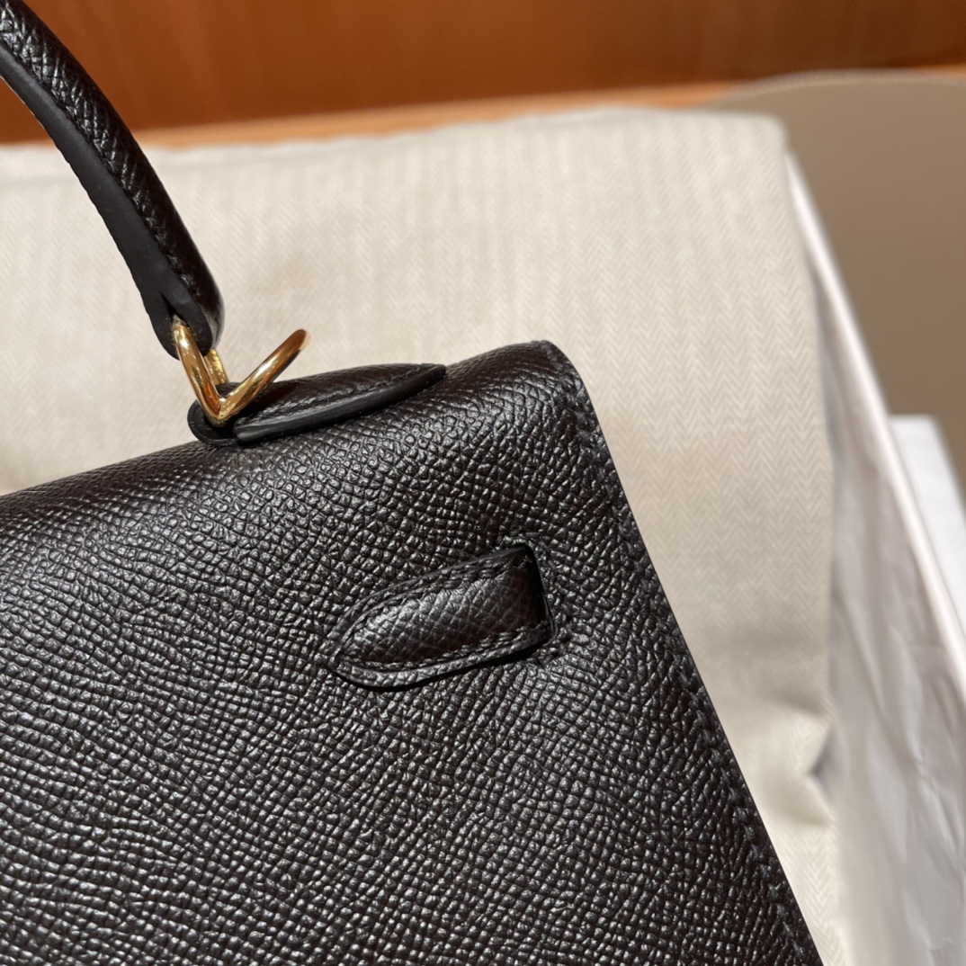 에르메스 켈리백25 블랙 금장 앱송